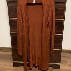 Orange/Brown Cardigan